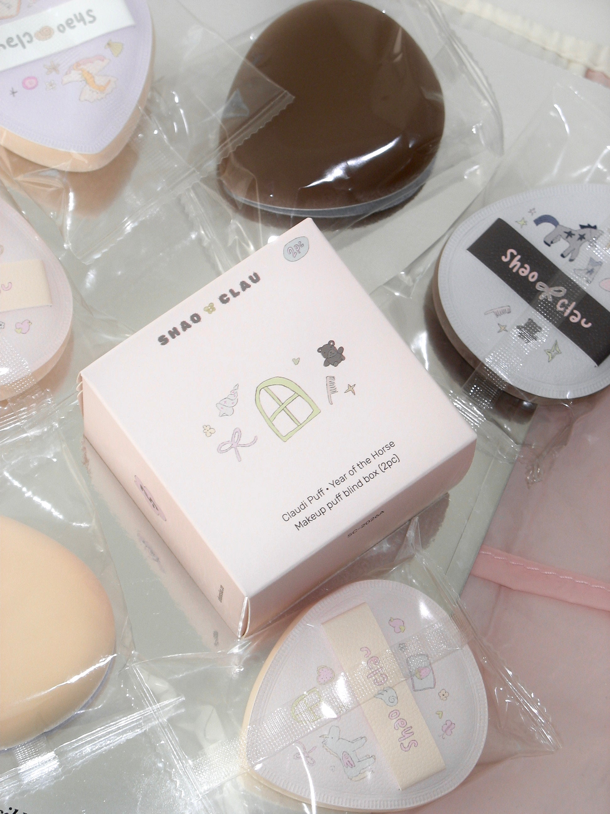 Claudi Puff Makeup Puff · Year of the Horse Blind Box (2pc)